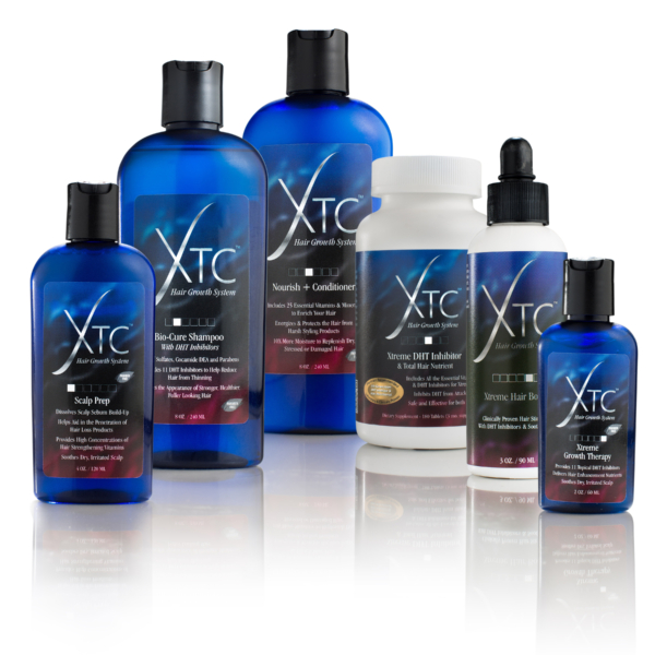 Product photography for XTC Hair
